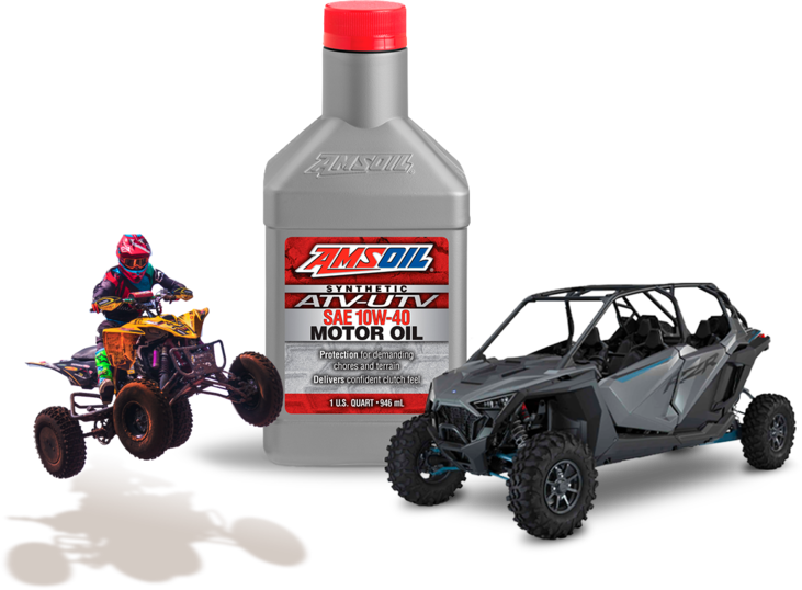 AMSOIL 10W-40 Premium Synthetic ATV/UTV Engine Oil
