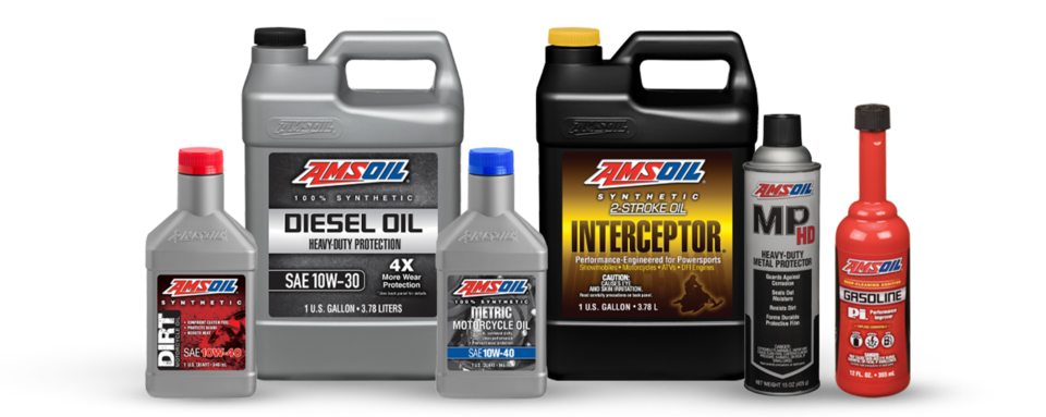 AMSOIL Premium Full Synthetic Motor Oil for Diesel, Dirk Bikes, Snowmobiles Motorcycles, and much more