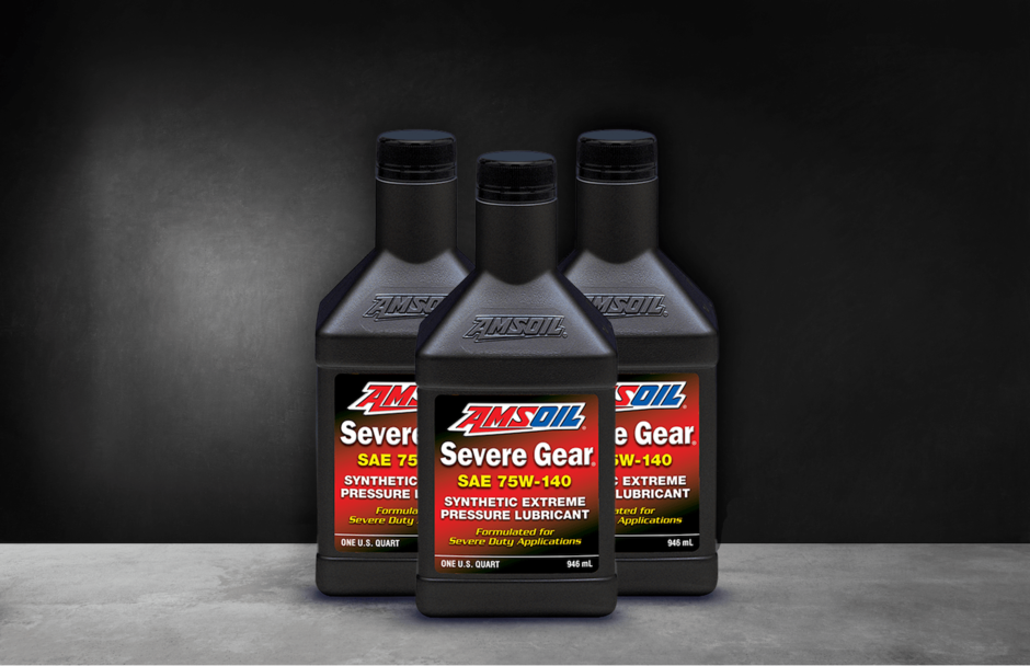 3 Bottles of synthetic SEVERE GEAR® 75W-140 Extreme Pressure Lubricant
