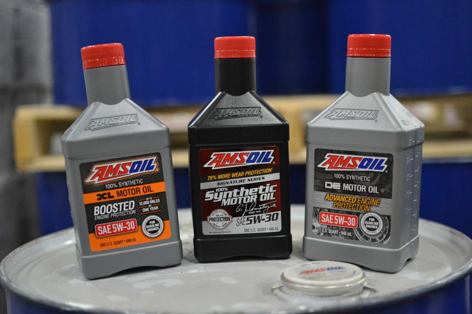 AMSOIL Signature Series, XL Series and OE Series Premium Synthetic Motor Oil