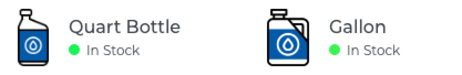 Package Sizes icons
