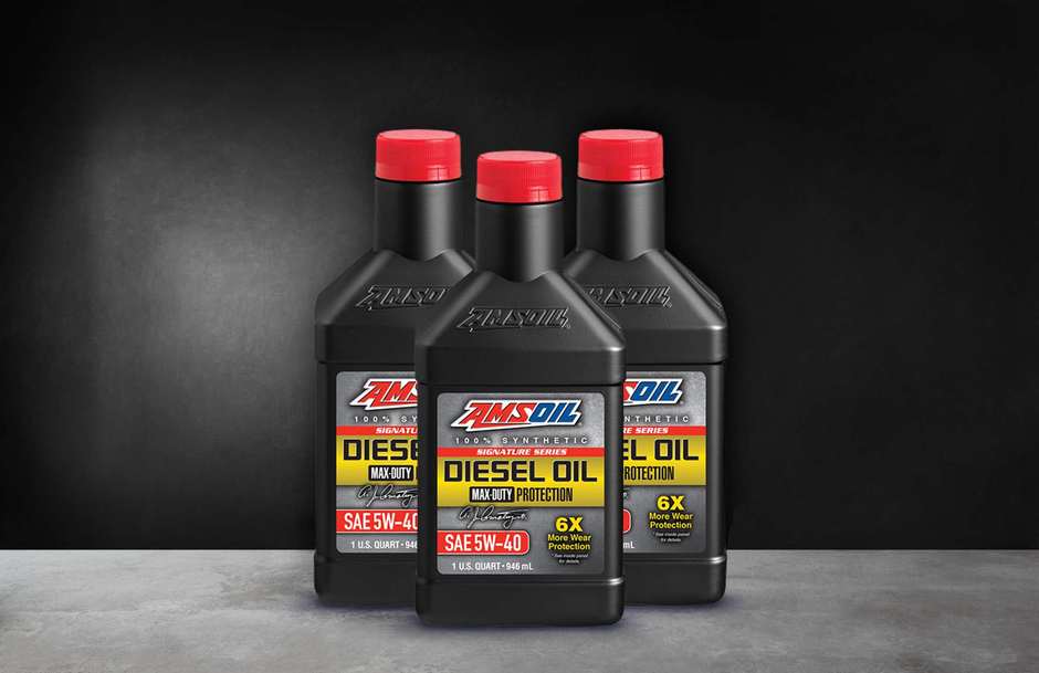 3 Bottles Signature Series Max-Duty Synthetic Diesel Oil 5W-40